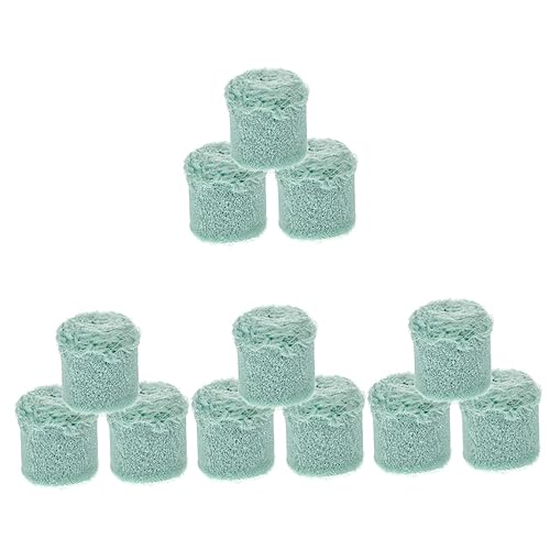 KONTONTY 12 Rollen Chiffon-gürtel Mit Ungesäumten Kanten Blumenband Tür Strass-quastenbesatz Band Für Kränze Verpackung Bänder Für Medaillen Dickes Band Ring Mittelstücke Sky-blue Polyester von KONTONTY