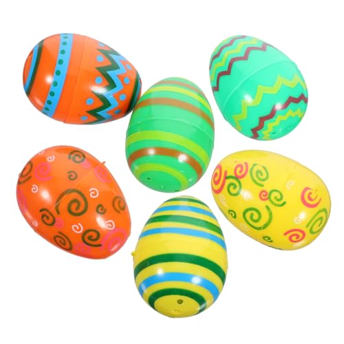 KONTONTY 12St Osterei fillable easter eggs eierfarben ostern for Küchensieb Mehrzweck-Speiseteller doppelt elf füllbare Ostereier -Süßigkeiten-Boxen Plastik von KONTONTY