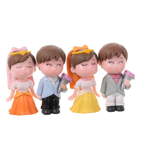 KONTONTY 2 Paare Hochzeitsdekor Kuchendekor Braut Kuchen Topper Tortenaufleger Hochzeit Kuchenzubehör Tortenaufsatz Hochzeit Braut Bräutigam Tortenaufsatz Plastik KONTONTY 2 Paare Hochzeitsdekor Kuchendekor Braut Kuchen Topper Tortenaufleger Hochzeit Kuchenzubehör Tortenaufsatz Hochzeit Braut Bräutigam Tortenaufsatz Plastik von KONTONTY