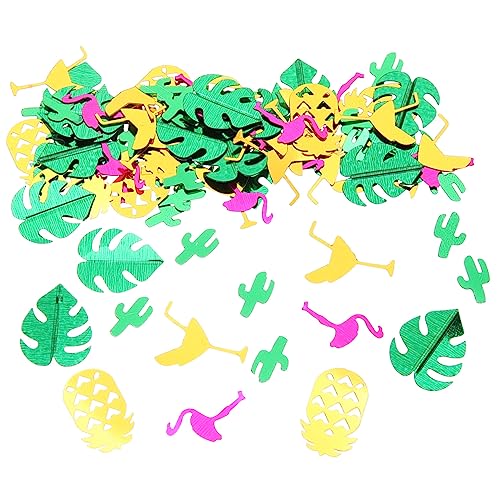 KONTONTY Hawaiian Party Supplies Tisch Streut Strand Streuen Konfetti Flamingo Thema von KONTONTY