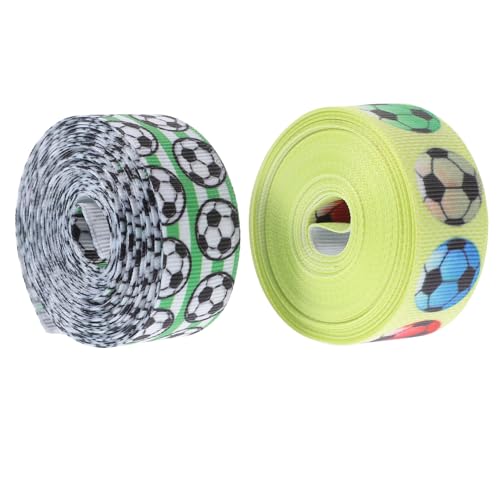 KONTONTY Fußballband Mehrzweck-verpackungsband Bastelbox Dekoration Elegantes Wrap von KONTONTY