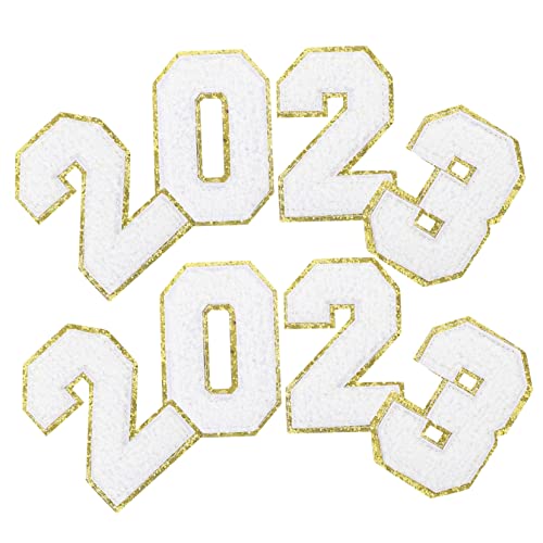 KONTONTY 2 Sets 2023 Stoffaufkleber Bekleidungsband Stickaufnäher Selbstklebende Borten Stoffaufnäher Schuhanhänger Etiketten Mini Strasssteine Bestickte Aufkleber Aufnäher Stoff von KONTONTY