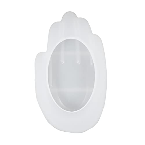 KONTONTY 2 Stk Epoxidform seifenbehälter soap dish Toilet soap holder Soap organizer Organisator zur Aufbewahrung von Seife Ablaufseifenhalter Seifenkiste im Badezimmer Kieselgel Weiß von KONTONTY