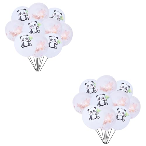 KONTONTY 20 Stk bedruckte Luftballons für Partys Hochzeitsballon deckenverkleidung ballon set Panda-Luftballons luftballons set ballons helium Luftballons für Geburtstagsfeiern Latexballons von KONTONTY