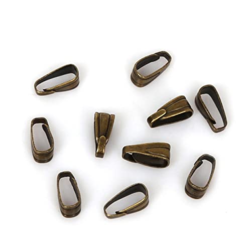 KONTONTY 200Pcs DIY Halskette Verschluss Goldperlen Halskette Verschluss Und Verschluss Magnetische Sterling Verschlüsse Fastener Stapler D Ringe Halskettenketten Schmuckarmbänder von KONTONTY