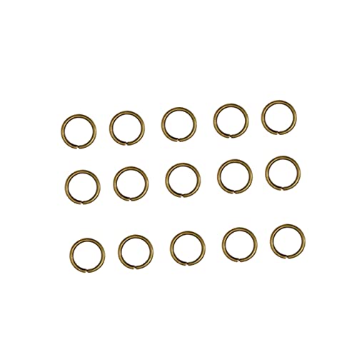 KONTONTY 12 Mm Offene Biegeringe Zur Schmuckherstellung 200-teiliges Biegering-set Aus Edelstahl für Schlüsselanhänger und Schlüsselband von KONTONTY