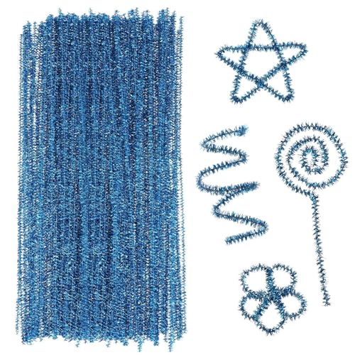 KONTONTY 200st Glitzer-drehstab Dekorationen Weihnachtsbaum Weihnachts-picks Weihnachtsboxen Weihnachtsschmuck Weihnachtliche Chenille-stiele Christbaumschmuck Weihnachtliche Deko-pfeife von KONTONTY