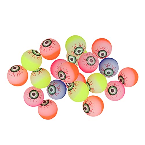 KONTONTY 25St Explodierende Augen halloween hlloween Lustig party zubehör kinder krabbeln aufblasbares Spielzeug gefälschte Augäpfel Spielzeug Kinder tylonal springender Ball Flummi Plastik von KONTONTY