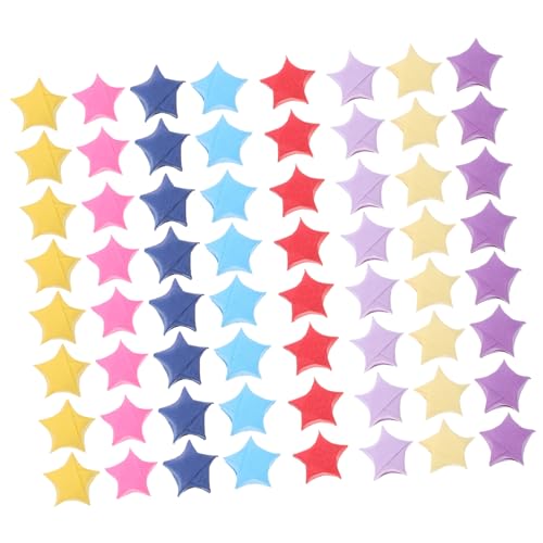 KONTONTY 2700 Stk Fünfzackiger Origami-Stern Sternenpapier Sterne aus Papier Papiersternstreifen Origami-Papier-Kit manifold origami star paper strips Papierstreifen Sternfaltpapier von KONTONTY