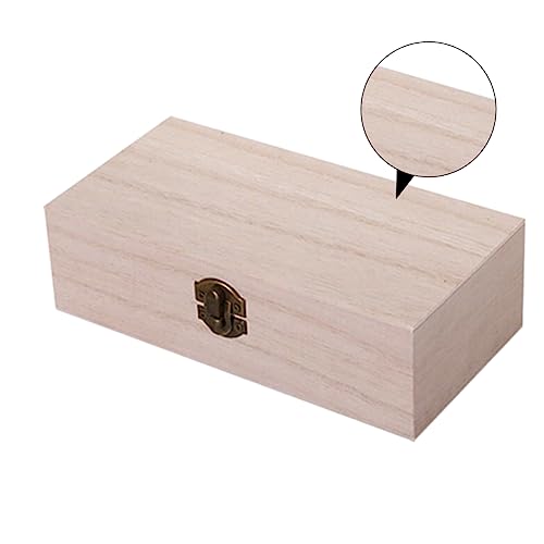 KONTONTY 2Er-Box Holzkasten Mini-Dekor rustikale Vorratsbehälter Vintage-Schmuck kleiner Vorratsbehälter Mini-Vorratsbehälter schmuckkästchen storage boxes umkleidekabine Holzbox stauboxen von KONTONTY