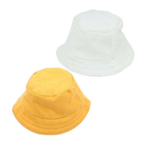 KONTONTY 2st Puppenkleidungszubehör Austauschbare Mini-hüte Puppenmütze Kleine Hüte Zum Basteln Puppenzubehör Hutpuppendekore Puppenhut Hut Für Puppen Minihüte Zum Basteln Polyester von KONTONTY