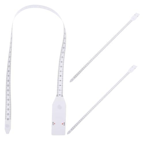 KONTONTY 3 Stück Einziehbares Maßband für Kopfumfang und Armumfang Flexibles Schneidermaßband für Handwerk Diäten und Präzise Körpermessungen Tragbar und Langlebig Zufällige Farbe KONTONTY 3 Stück Einziehbares Maßband für Kopfumfang und Armumfang Flexibles Schneidermaßband für Handwerk Diäten und Präzise Körpermessungen Tragbar und Langlebig Zufällige Farbe von KONTONTY