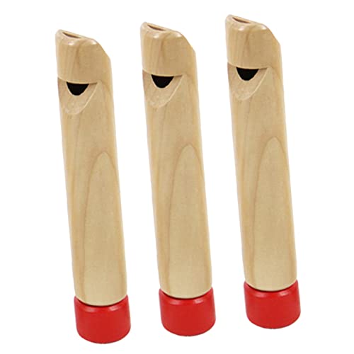 KONTONTY 3 Stück Teiliges Holzpfeifen Lernspielzeug aus Sicherem Holz Leicht und Handlich Fördert Hörentwicklung und Musikinteresse für Anfänger und Kleine Hände KONTONTY 3 Stück Teiliges Holzpfeifen Lernspielzeug aus Sicherem Holz Leicht und Handlich Fördert Hörentwicklung und Musikinteresse für Anfänger und Kleine Hände von KONTONTY