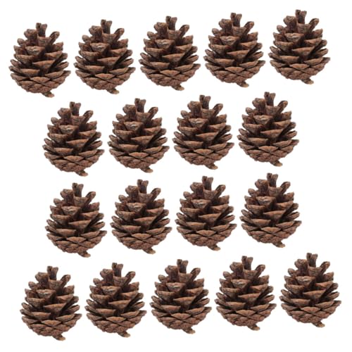 KONTONTY 30 Stück Partyschmuck Weihnachtsdekorationen Weihnachtsbaumschmuck Weihnachten Hängende Ornamente Tannenzapfen Ornament DIY Tannenzapfen Dekor Tannenzapfen Dekoration Tannenzapfen von KONTONTY