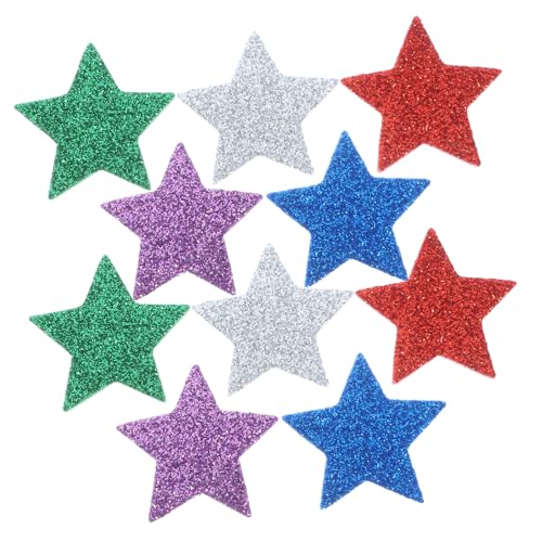 KONTONTY 300Pcs Pentagramm Aufkleber Aufkleber Für Nagelaufkleber Star Sticker Kinderstock Aufkleber Aufkleber Selbstkleber Sterne Glitzer Aufkleber Scrapbooking Sticker Schaum von KONTONTY