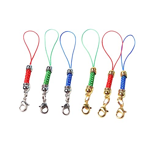 KONTONTY 30 Stücke Telefon Charme Karabiner Verschluss Lanyards Haken Für Handy Riemen Zufällige Farbe von KONTONTY