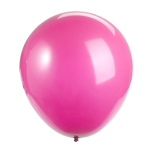 KONTONTY 36 Runder Latexballon Luftballons Runder Ballon Dekorativer Luftballon Riesiger Partyballon Rosa von KONTONTY