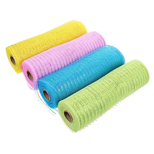 KONTONTY 4 Rollen Kranzverzierung dekoratives Tüllband Schleife breites Netzband Kranz Netzband hochzeitstischdeko Osterkranz Dekoration Poly-Mesh-Bänder Wohnkultur Dekorband pp KONTONTY 4 Rollen Kranzverzierung dekoratives Tüllband Schleife breites Netzband Kranz Netzband hochzeitstischdeko Osterkranz Dekoration Poly-Mesh-Bänder Wohnkultur Dekorband pp von KONTONTY