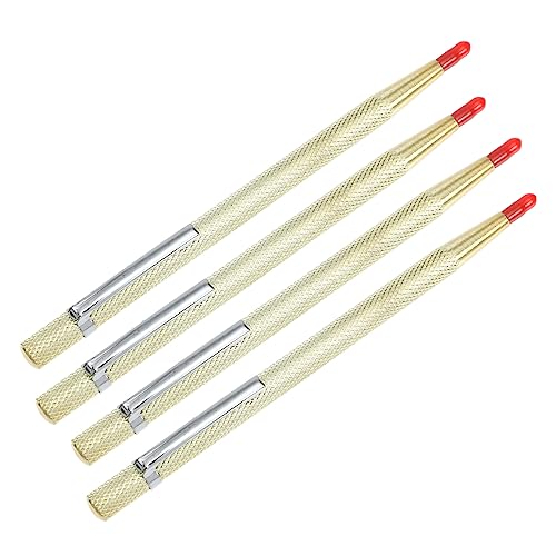 KONTONTY 4 Stück Strichzeichnungswerkzeug Stift Gravur Markierungsstift Keramik Gravurstift Keramik Markierungsstift Schreiber Werkzeug Schreiber Füllfederhalter Metallic Markierungsstifte von KONTONTY