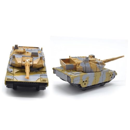 KONTONTY 4 Stück Tankwagen Desktop-Ornament Panzermodell Camouflage von KONTONTY