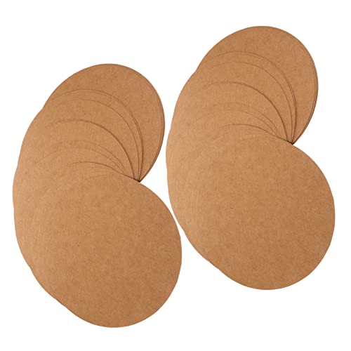 KONTONTY 40 Blätter Marmelade ziehen Diagrammpapier für Papierkarten malpapier kreativpapier blanker Malkarton leeres Kunstdruckpapier Rohstoff Holzzellstoff Light Brown von KONTONTY