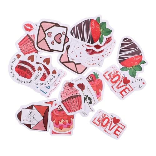 KONTONTY 46 Teiliges Valentinstag Handbuch Dekoration Hochzeitsdeko Scrapbooking Liebe Sammelalbum Zubehör Schrottbuchung Supples Kit Valentinstag Party Sammelalbum Zubehör von KONTONTY