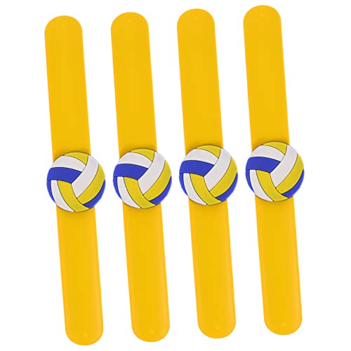 KONTONTY 4pcs Kinder Slap Bands Outdoor Funny Slap Armbänder Ball Kids Slap Armband von KONTONTY