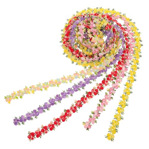 KONTONTY 5 Sätze Spitze Zum Basteln Für Zubehör Dekorationen Bunt Hochzeit Spitzenkante Spitzenband Brautschmuck Party Trimmen Nähen Dekorativer Spitzenbesatz Polyestergarn KONTONTY 5 Sätze Spitze Zum Basteln Für Zubehör Dekorationen Bunt Hochzeit Spitzenkante Spitzenband Brautschmuck Party Trimmen Nähen Dekorativer Spitzenbesatz Polyestergarn von KONTONTY