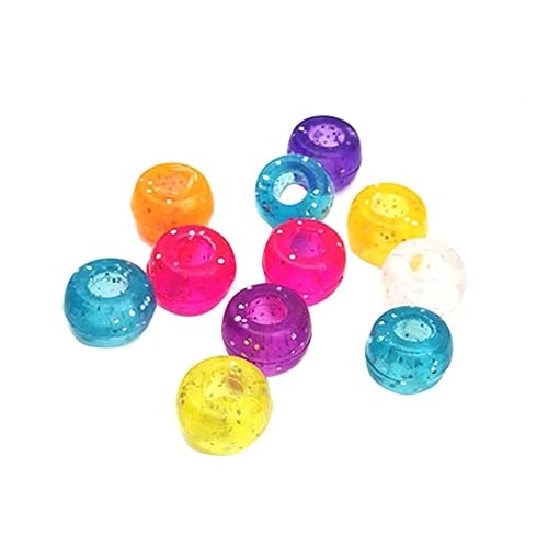 KONTONTY 500 Stück DIY-Perlen kunststoffperlen handmade schmuck Handgemachter Schmuck gemischte Perlen Polymer-Ton-Perlenketten Perle selber machen Perle DIY Handwerk Colorful von KONTONTY