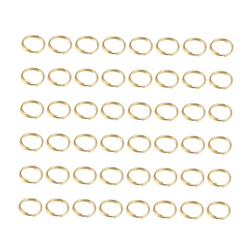 KONTONTY 500 Stück Schmuckherstellungsset Ringmaß Zangen Für Die Schmuckherstellung Ringe Kreis Schmuck-organizer-ständer Silberring Reifen Goldverschlüsse Für Die Schmuckherstellung Golden von KONTONTY