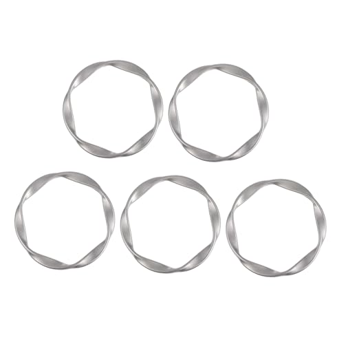 KONTONTY 5Stücke Dekorative Seidenschalringe Schnallen für Outfits Verstellbare Broschen für Schals und Taschen Handwerkskunst Hochwertige Schmuckdekoration KONTONTY 5Stücke Dekorative Seidenschalringe Schnallen für Outfits Verstellbare Broschen für Schals und Taschen Handwerkskunst Hochwertige Schmuckdekoration von KONTONTY