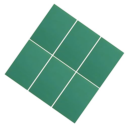 KONTONTY 6 Stück Blätter Gravur Auf Kunststoffplatten Schnitzwerkzeuge Druckwerkzeuge Diy Liefert Gravierwerkzeuge Pvc Dark Green von KONTONTY