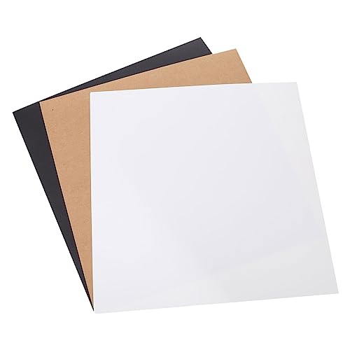 KONTONTY 60 Stücke Quadratische Malerei Karton DIY Schreibkartons Künstler Maler Kraft Papier von KONTONTY