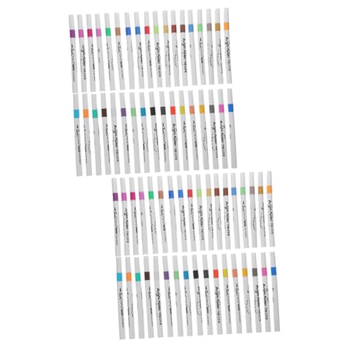 KONTONTY 72 Stk Acrylmarker Kunstmalstifte Lackmarker mit feiner Spitze Malstifte-Kit Acrylstifte acrylic pen schreibkladde Acrylfarben-Markerstifte Scrapbooking-Farbmarkerstifte Kunststoff von KONTONTY