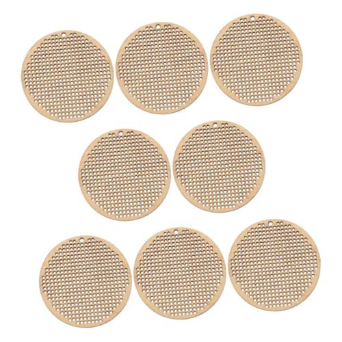 KONTONTY 8 Stück Teiliges Runde Holzanhänger für Kreuzstich Blanko Naturbelassen Vielseitig für DIY Buchzeichen Schmuckanhänger Handgefertigte Dekorationen und Geschenke KONTONTY 8 Stück Teiliges Runde Holzanhänger für Kreuzstich Blanko Naturbelassen Vielseitig für DIY Buchzeichen Schmuckanhänger Handgefertigte Dekorationen und Geschenke von KONTONTY