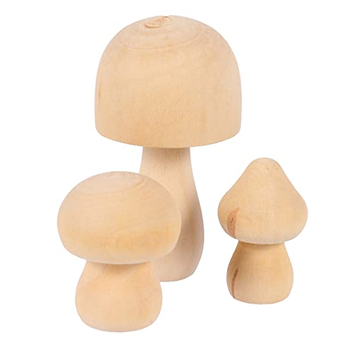 KONTONTY 9 Stk Doodle Weißer Keimpilz Miniatur Künstlich Produkt Kind Plüsch Pilze Matschig Pilzbürste Ästhetische Raumdekoration Pilzdekorationen Steckbrett Aufkleber Babys Holz von KONTONTY