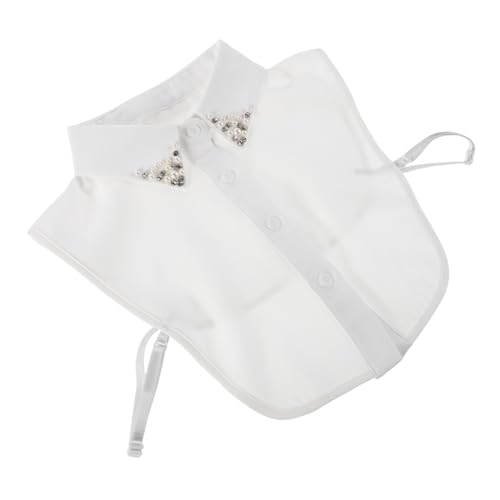 KONTONTY Abnehmbarer Falscher für Handgefertigter Chiffon Vielseitiges Modisches Accessoire Dekorativer Hemdkragen für Formelle und Anlässe Pflegeleicht KONTONTY Abnehmbarer Falscher für Handgefertigter Chiffon Vielseitiges Modisches Accessoire Dekorativer Hemdkragen für Formelle und Anlässe Pflegeleicht von KONTONTY