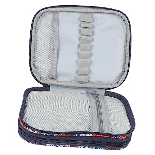 KONTONTY Aufbewahrungstasche Nadeln Organizer Strickzubehör Zubehör Flechtwerkzeuge Reisezubehör Taschenzubehör Tasche Für Stricknadeln Tasche Mit Häkelnadel 600d Oxford-stoff von KONTONTY