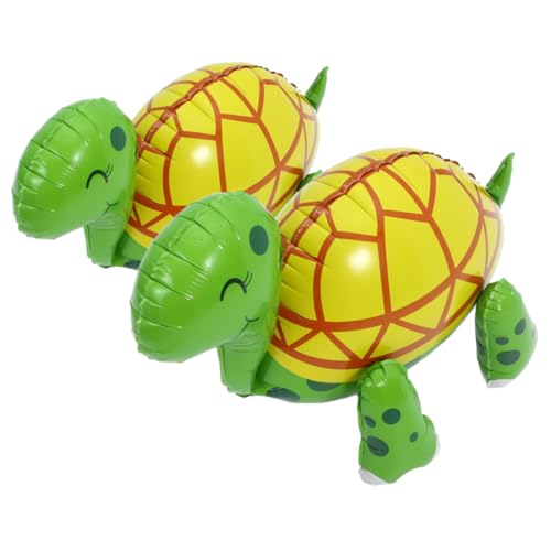 KONTONTY Aufblasbare Schildkröten Folienballons Tierische Deko Für Kindergeburtstagsfeiern Ocean Thema Party Accessoires Niedliche Luftballons Für Feste Und Feiern von KONTONTY