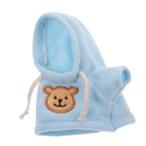 KONTONTY Puppen Puppenkleidung Puppen Kleider Kleidung Für Große Üschbären Üße Blaue Hoodie Outfit Für Stofftiere Und Puppen Perfektes Zubehör Für Kuscheltiere Und Puppenbekleidung von KONTONTY