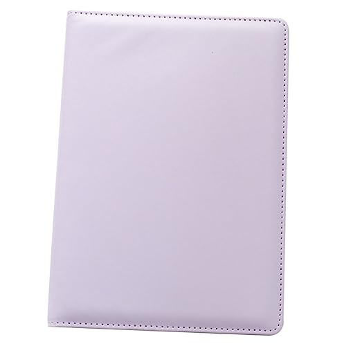 KONTONTY Kleines Fotobuch zur Aufbewahrung klares Fotoalbum Aufkleber Loseblattordner Fotohalter Buch Sticker Buch Sticker Book Schreibwaren-Aufbewahrungsalbum Binder Notizblock PVC Violett von KONTONTY