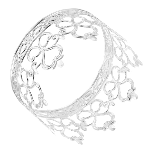 KONTONTY Kronenkuchen dekorieren Prinzessin Tiara Kuchendeckel Babykrone Tortenaufsatz mit Blumen Dekorationen für Pilzkuchen alles zum geburtstag mama dekorationen Eisenblech Silber KONTONTY Kronenkuchen dekorieren Prinzessin Tiara Kuchendeckel Babykrone Tortenaufsatz mit Blumen Dekorationen für Pilzkuchen alles zum geburtstag mama dekorationen Eisenblech Silber von KONTONTY