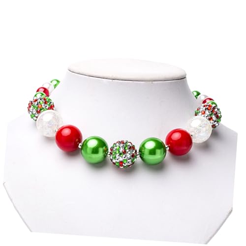 KONTONTY Mädchen Halskette decoratiuni craciun strandkã¶rbe jewelry set Perlenarmband Mädchen Schmuck Green von KONTONTY