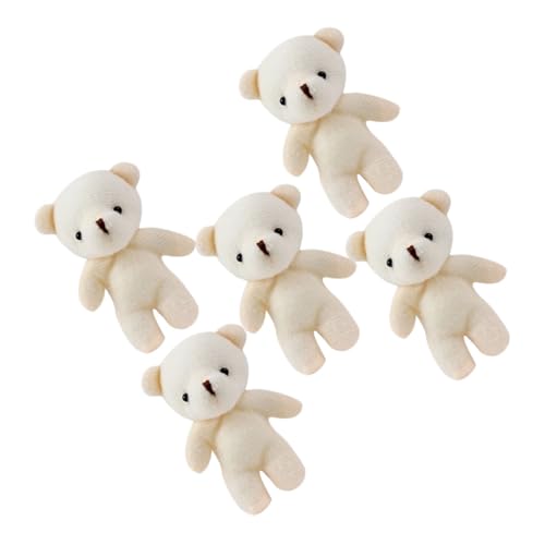 KONTONTY Mini Bären üschspielzeug üße Tiny Bear Aufhänge Dekoration Kleine Bären Anhänger Für Kuscheltier Ideal Für Party Mitgebsel Und Dekoration von KONTONTY