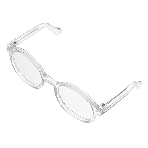 KONTONTY Praktische Puppenbrille Transparente Augenbrille Für Puppen Eyewear Accessoire Für Kreatives Verkleiden 9cm Große Brillen Für Puppenspiel Und Deko von KONTONTY