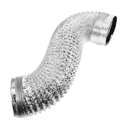 KONTONTY Rauchabgasrohrzubehör Verlängerung Schläuche Erweiterbar entlüften Schlauch Herd Rauchabzug für Ofen Metallkamin für zu Hause Rauch flexibel Aluminiumfolie Silver KONTONTY Rauchabgasrohrzubehör Verlängerung Schläuche Erweiterbar entlüften Schlauch Herd Rauchabzug für Ofen Metallkamin für zu Hause Rauch flexibel Aluminiumfolie Silver von KONTONTY