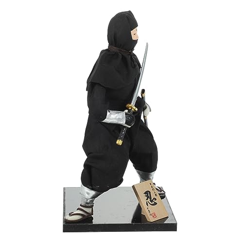 KONTONTY Schreibtischdekoration Bürodekoration Bürodekoration Heimdekoration Nachbar Japanisches Kunsthandwerk Krieger Figur Schöne Ninja Puppe Dekorative Ninja Puppe Japanische von KONTONTY