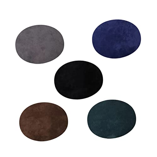 KONTONTY Suede Stoff Patches Set 5 Farben Bügelbare Flicken Für Kleidung Pullover Und Shirts DIY Applikationen Zur Reparatur Und Dekoration Von Textilien von KONTONTY