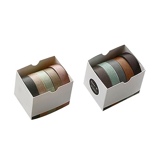 KONTONTY Washi Tape Bunten Farben Kreatives Klebeband Für DIY Projekte Scrapbooking Geschenkverpackungen Und Fotoalben Je 1 Rolle Wald Und von KONTONTY