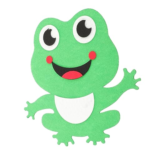 KONTONTY Zarte Frösche Wandkunst Aufkleber DIY Frosch Wandkleher Kleidung Cartoon Frosch Aufkleber von KONTONTY